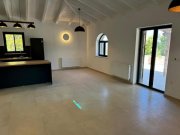 Kournas Kreta, Kournas: Malerisches Steinhaus mit bezauberndem See- und Meerblick zu verkaufen Haus kaufen